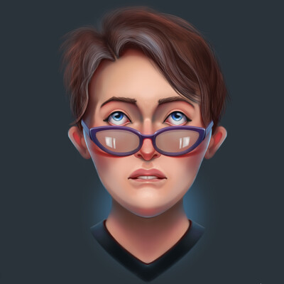 Girl in glasses