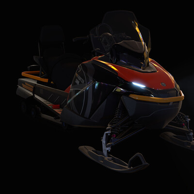Unreal Engine 5 - Snowmobile RM Frontier 1000