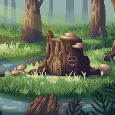 Forest house