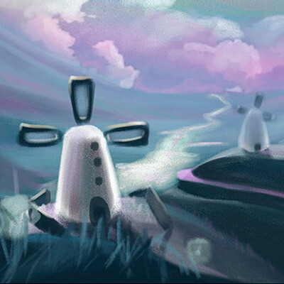 In the valley of the windmills