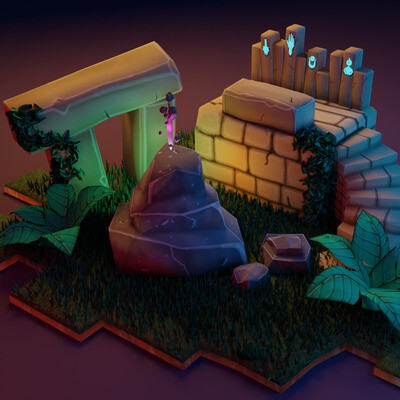 Altar for mysterious cosmic sword