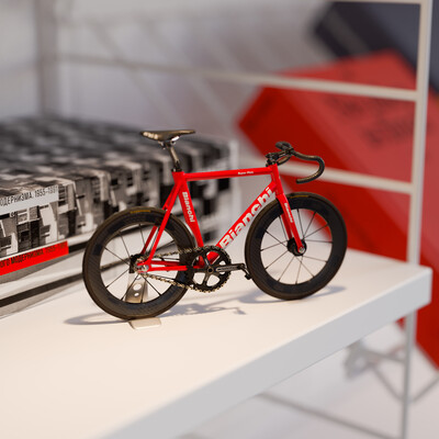 Bianchi super pista red interior
