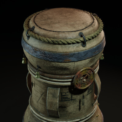 Aztec drum