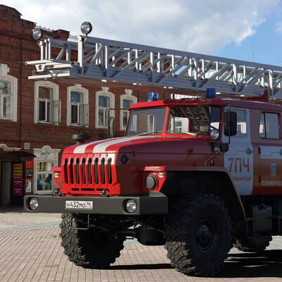 Ural Fire ladder