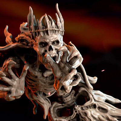 The Banshee Queen / ZBrush Digital Sculpting
