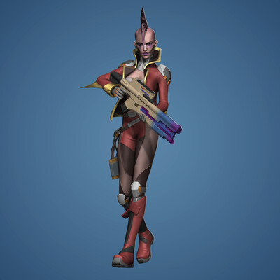 Cyberpunk girl