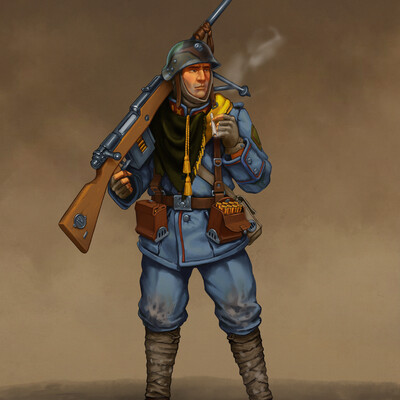 Armor-piercer soldier