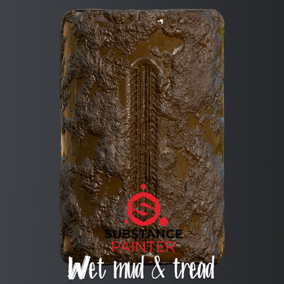 Wet mud and tread