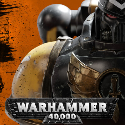 Warhammer Space Marine 3D Sculpt on Ipad