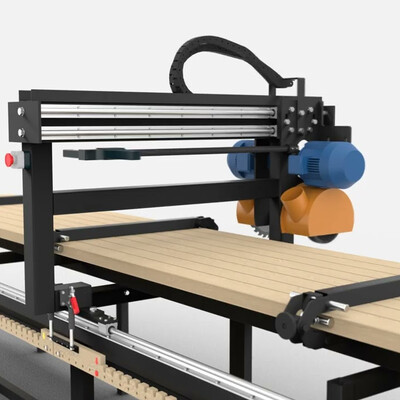 cutting machine 3d animation