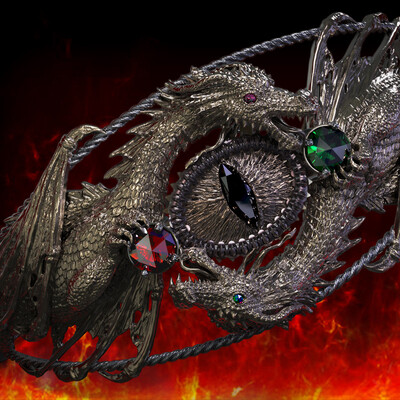 Jewelry Design / The Dragon Bracelet
