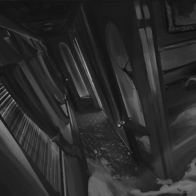 Abandoned train station