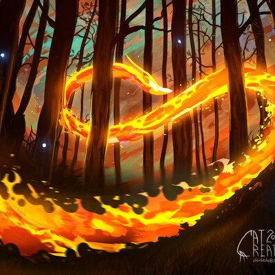 Flame beast