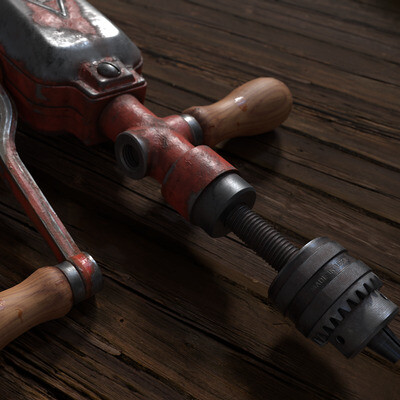 Soviet hand drill