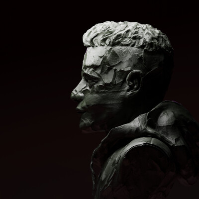 Sculpture by Rami Malek [Mr. Robot]