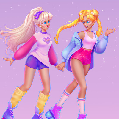Barbie and Sailor Moon