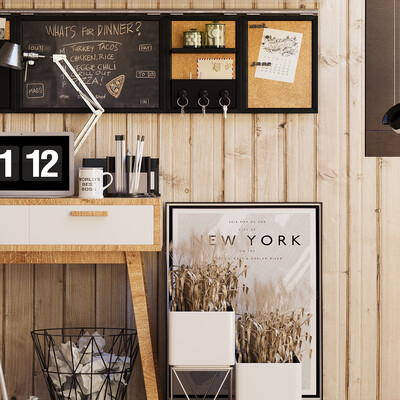 workplace in a house on the islands