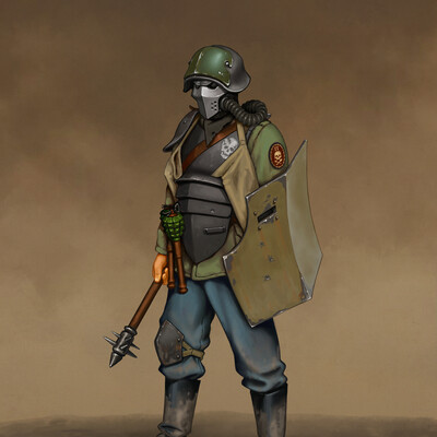 Trench stormtrooper soldier