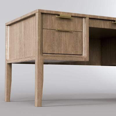 wooden desk City