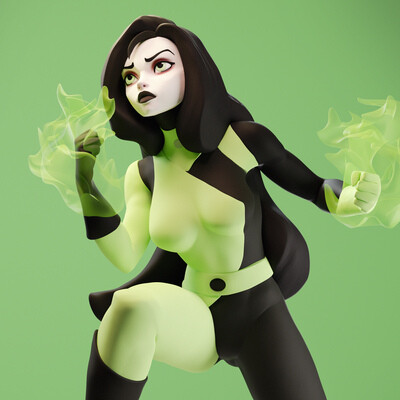 Shego 3D Art
