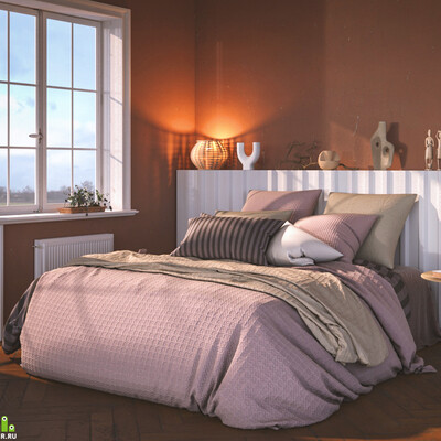 Pink bedroom