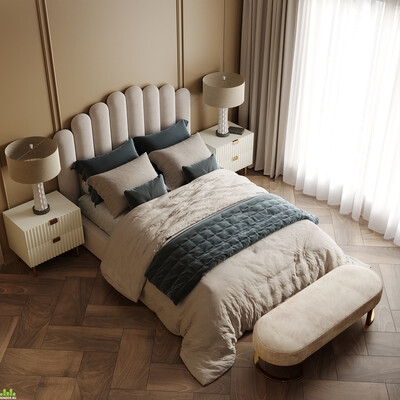 Modern classic bedroom