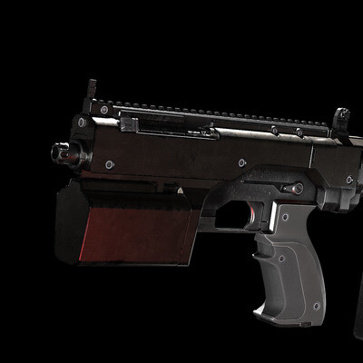 Game Ready concept rifle model
