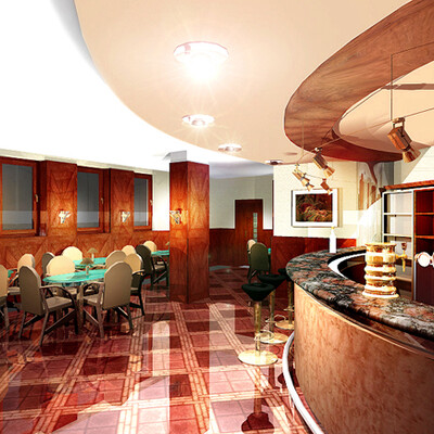 Pivnoy bar v chastnom dome