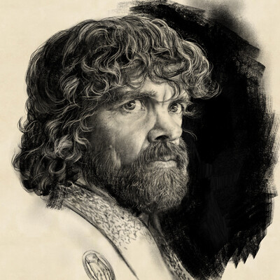Tyrion, Drawing in Photoshop