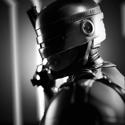 Robocop on Ipad (Nomadsculpt)