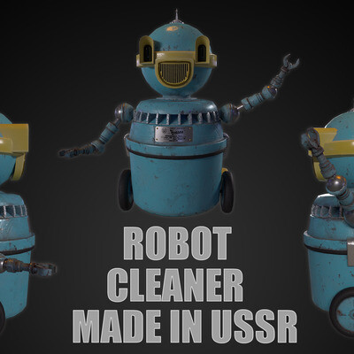 Robot Cleaner. Made in USSR