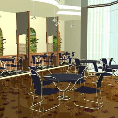 Kafe v obuvnom centre
