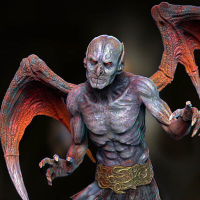 Marcus, Scary Halloween Monsters/ ZBrush to Photoshop Timelapse
