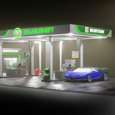 Gas station BELARUSNEFT