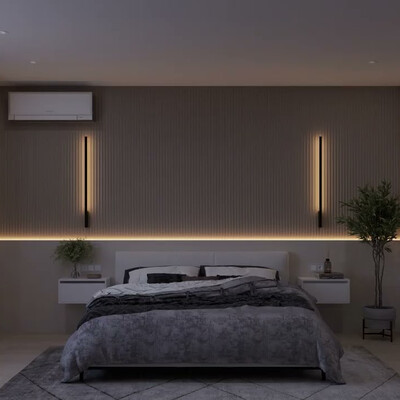 Light animation in the bedroom