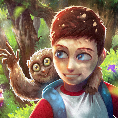 In forest