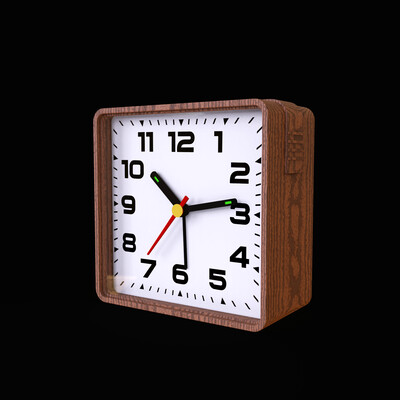 3D Old School Clock