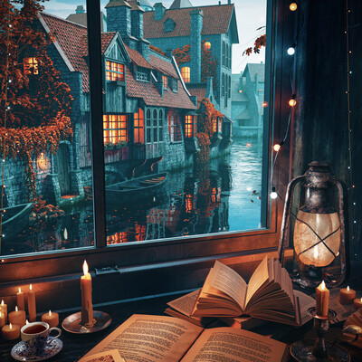 Evening in Bruges