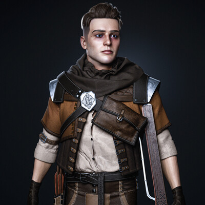 City Mercenary "Dragon's Rise: The Forgotten Realms. Film/VFX Character Art"