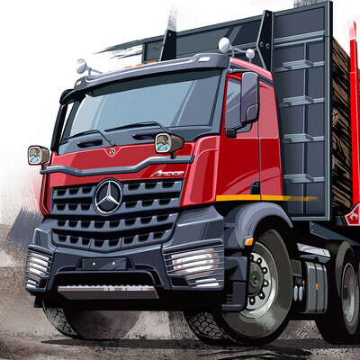Truck illustration