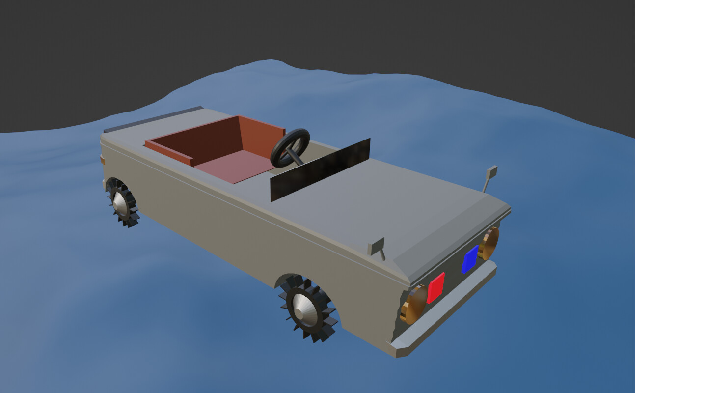 Floating Muscovite on pedals