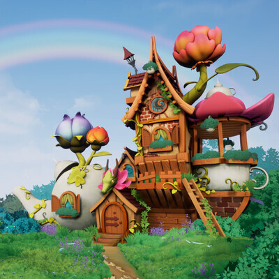 Gnome house. Dragon's Rise: The Forgotten Realms