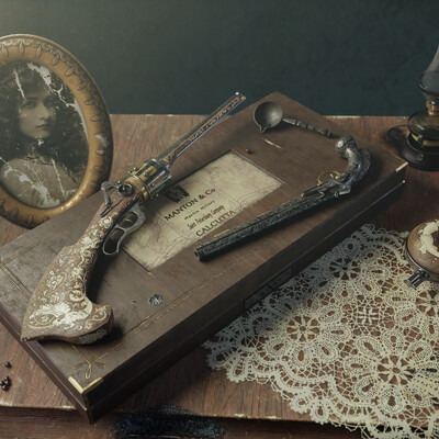 Still life with weapons