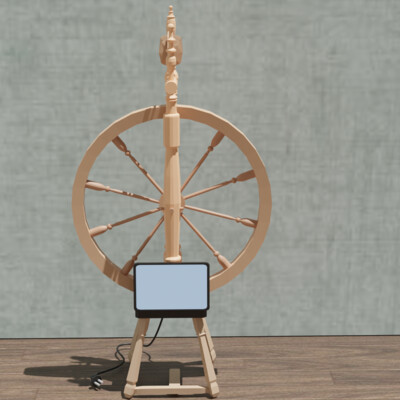 electric spinning wheel