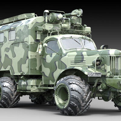 3D model ZIL-157_KUNG_Wheel Arched
