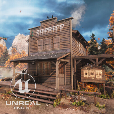 Wild West Town - location UE5