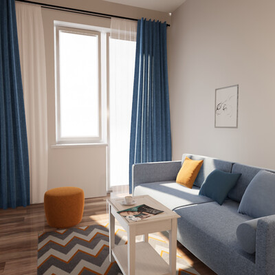 Room from Blender to Unreal Engine
