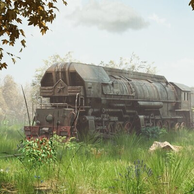 Soviet Locomotive P38
