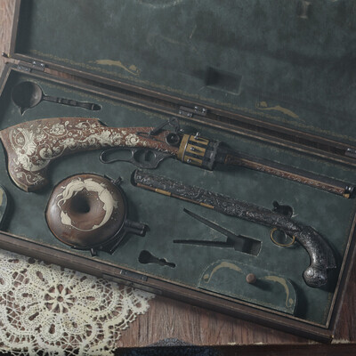 Still life with weapons