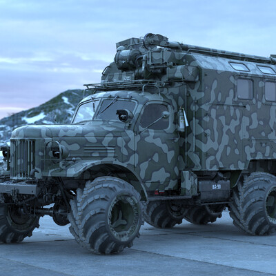 3D model ZIL-157_KUNG_Wheel.Arched.